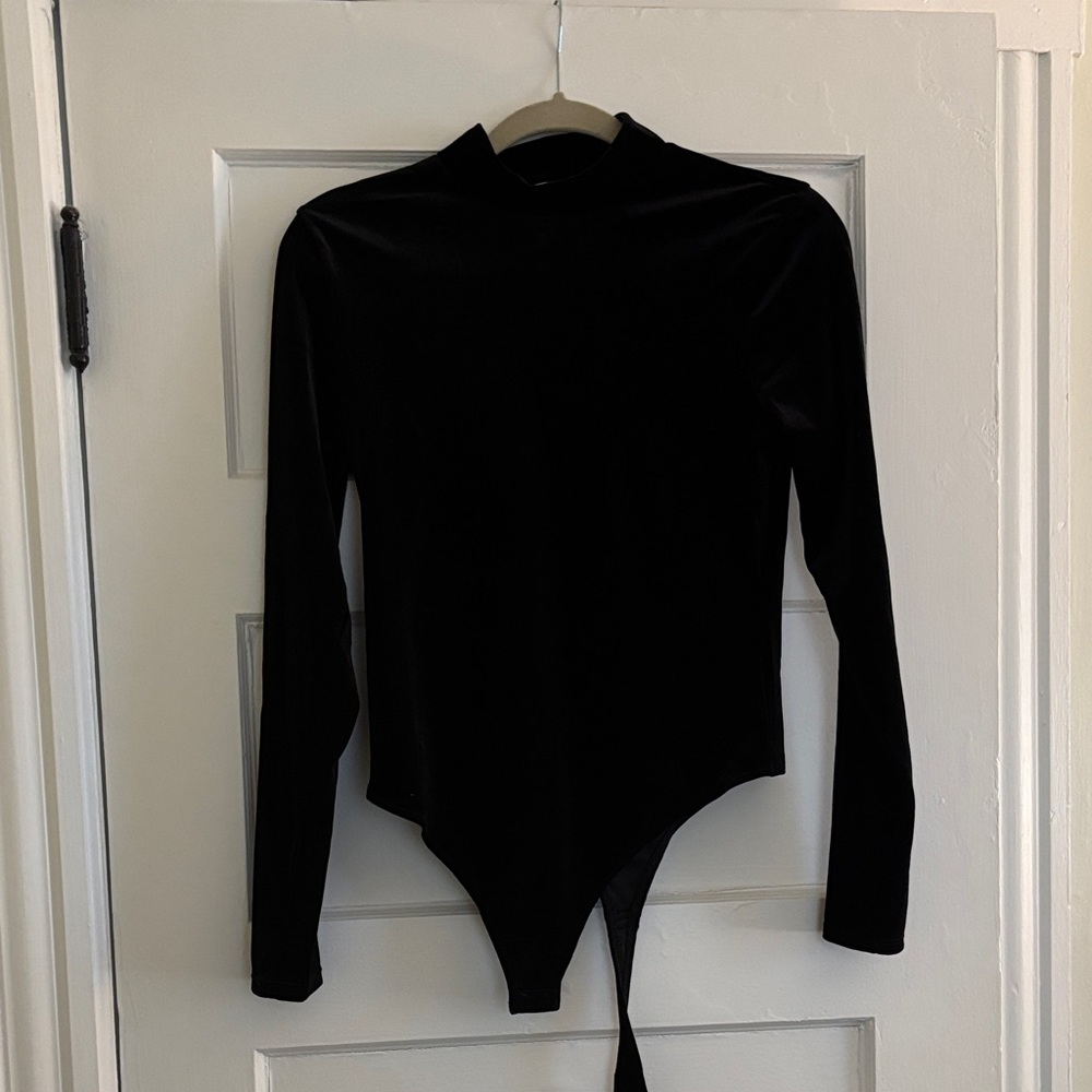 Black Long Sleeve Bodysuit